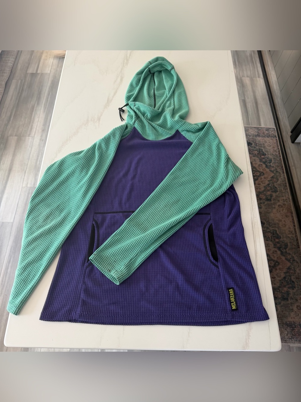 Melanzana Women’s Micro Grid Hoodie